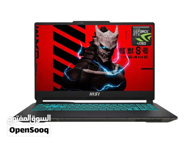 اللابتوب العملاق MSI CYBORG للتصميم الهندسي والالعاب والمونتاج مستعمل نظيف جداً