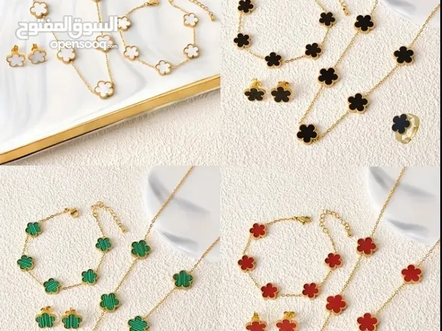 Luxury Clover-Inspired Jewelry Set – 90 AED per set