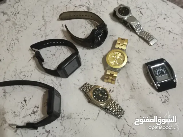 7 ساعات..ساعة رولكس ستاتي وساعه ابلوكس وساعه رقميه وسواتش بسعر مناسب