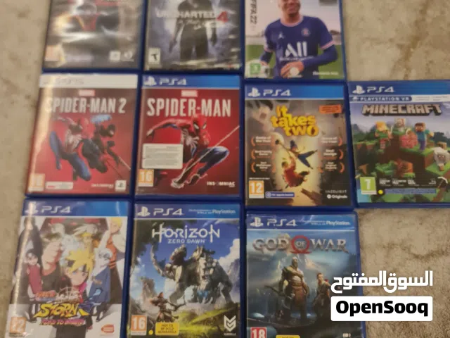 اشرطة بلايستشن 4 و 5 باستر مناسبه يوجد توصيل