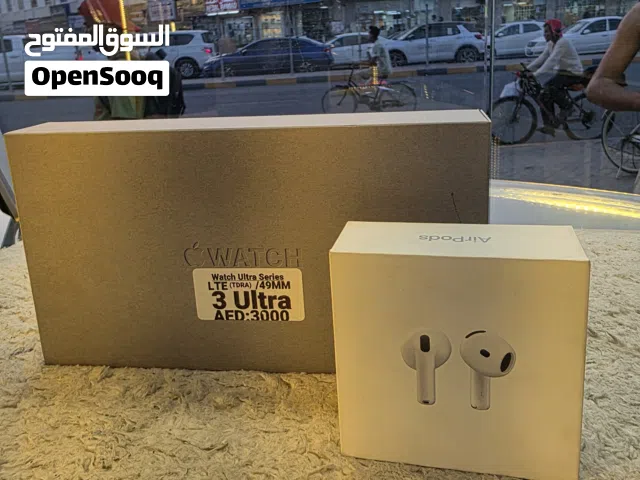 Apple watch ultra 3 and AirPods 4 TDRA UAE version