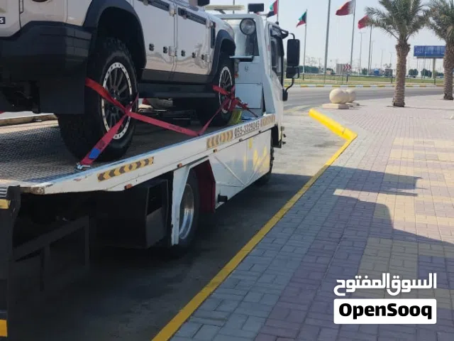 نقل مركبات سيارات دراجات كرفان لدينا ونش ريكرفي معدات ثقيله خفيفه من الامارات الي جميع دول الخليج