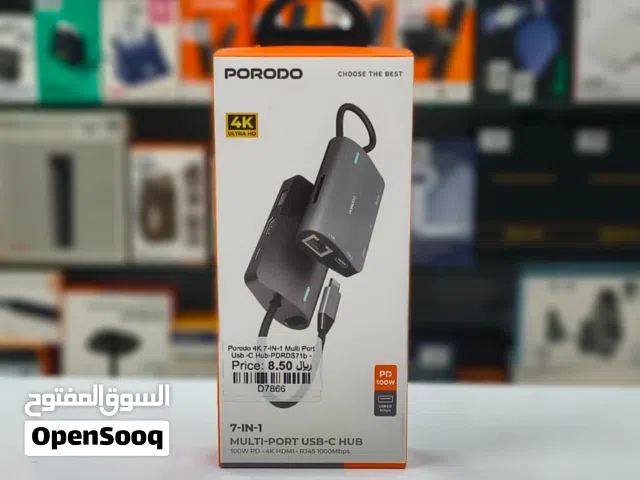 Brand New Porodo USB C Hub in Oman Versatile connectivity