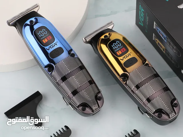ماكينه حلاقه VGR زيرو شحن و شاشه و 3 امشاط حلاقة شعر الراس و اللحيه قص شعر الراس و اللحيه رجالي
