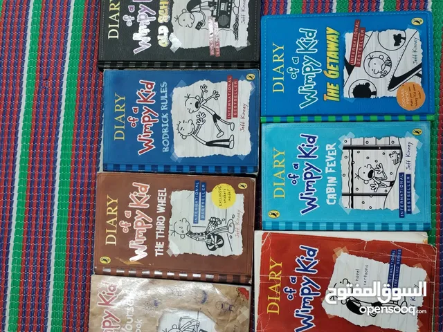 7 wimpy kids story books