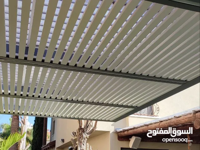 بورجلا ألمنيوم متوفره حسب الطلب جميع المقاسات و الألوان مع امكانيه اضافه إضاءه مخفيه