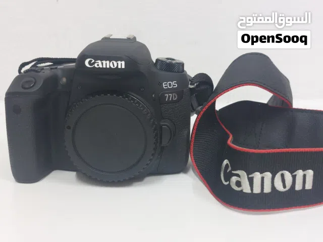 كاميرا كانون 77d مع ملاحقاتها