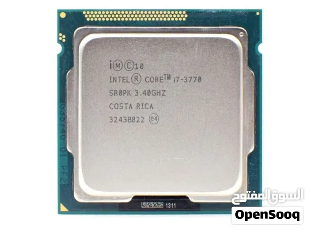 معالج core i7 3770 نضيف شغال بدون مشاكل