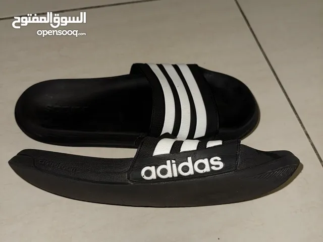 Adidas Slides – Black & White (EU 46)
