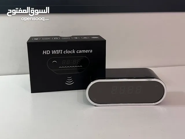 كاميرا ساعة واي فاي عالية الدقة — دقة 1080p مع بث مباشر مشفّر عبر الواي فاي
