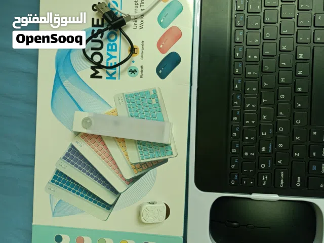 كيبورد و ماوس جديد جدا معهم ليت مكتبي و خاتم تحكم عن بعد اقرا الوصف