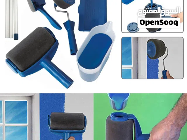 الرول الدهان العجيب رول دهان القابل للتعبئه سهل الاستخدام 5 قطع مع عصا رول دهان مع عصا