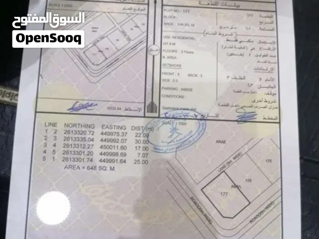 ارض سكنية للبيع