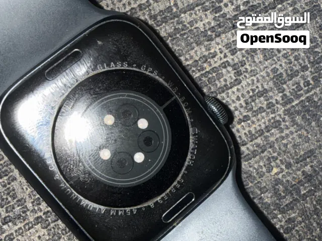 Apple watch Series 8 45mm - Aluminum 100% battery health light usage (GPS + Cellular)