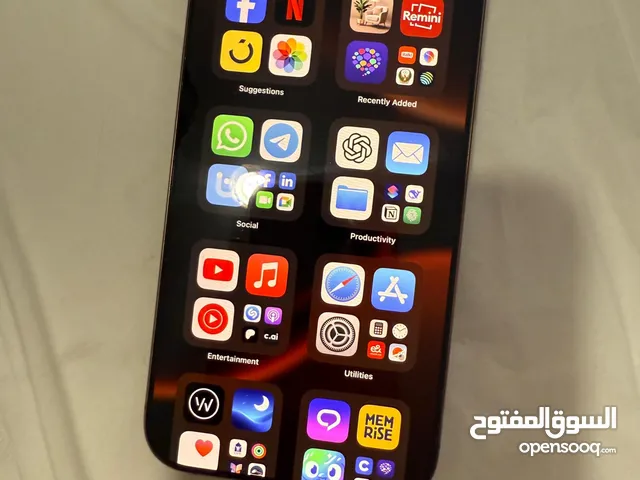 iPhone 16 Pro Max 512GB DESERT TITANIUM *FLAWLESS* - 6mo - Intl Dual SIM - Ajman Pickup
