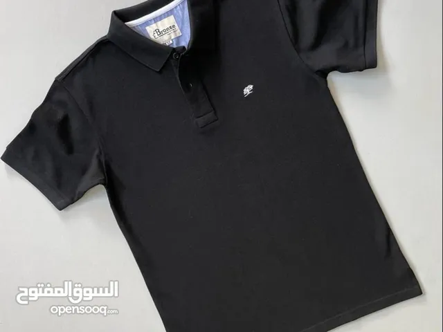 تي شيرت بولو اسود من قياس ميديوم الى 3 اكس جديد لون اسود غامق البيع بالجمله