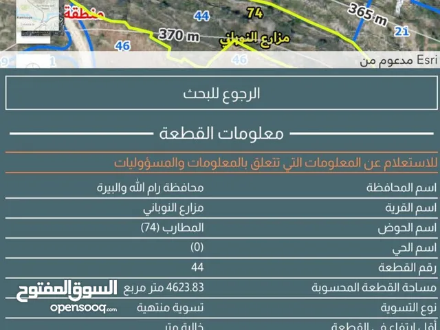 Mixed Use Land for Sale in Ramallah and Al-Bireh Mazri' Al-Nubani