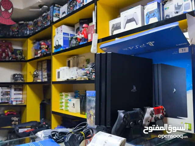 بلي4 برو بالة مستعمل هارد تيرا لون اسود تحديث النظام 12.00 للبيع بسعر 290 ألف..
