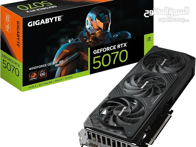 كرت شاشة   RTX 5070 GIGABYTE WINDFORCE OC للبيع
