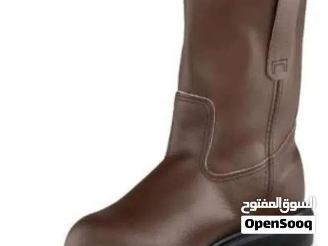 سيفتي بوت أصلي من Red Wing في خطوة واحدة! ماركة عالمية أمريكية تصميم مميز باللون البني