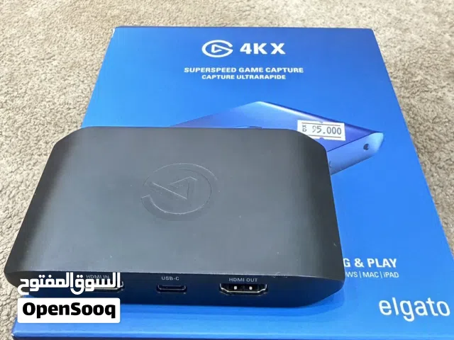 للبيع قطعة Elgato 4K X أحدث موديل - شبه جديدة بالكرتون