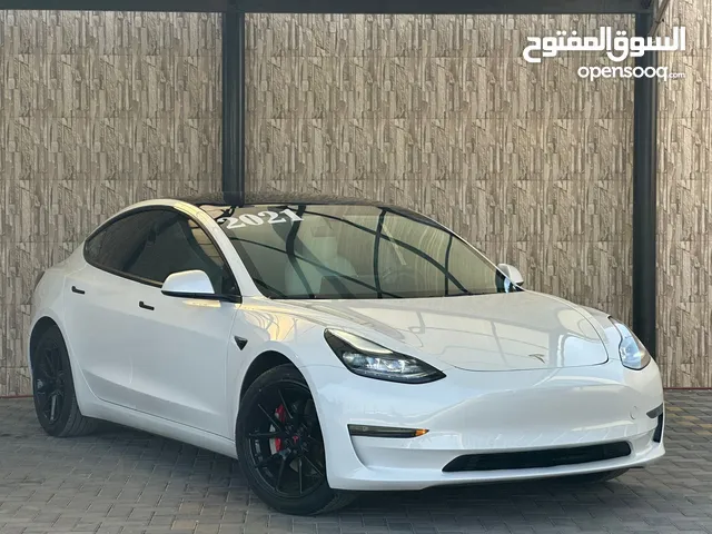 Tesla Model 3 Standerd Plus 2021 تيسلا فحص كامل ممشى قليل بسعر مغرررري