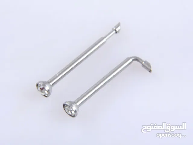 خُزامه أنف راقية ذهبية أو فضية تصميم فاخر مع حجر لامع