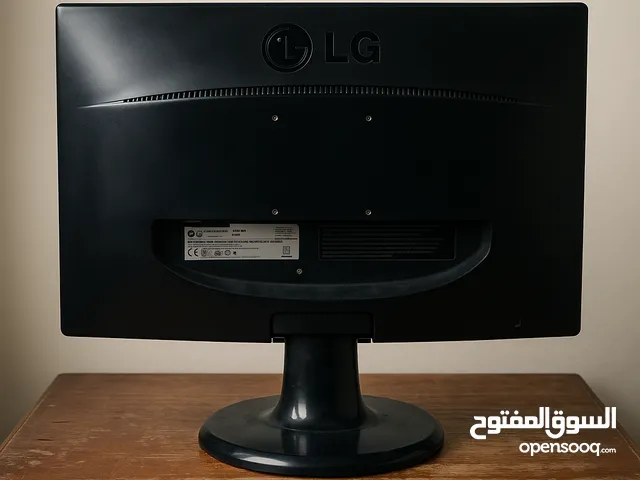 شاشة LG FLATRON w1943se مقاس 19 بوصة بحالة ممتازة - مدخل VGA - مناسبة لكمبيوتر أو كاميرات مراقبة