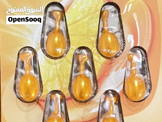 كبسولات نضارة البشرة بفيتامين سي