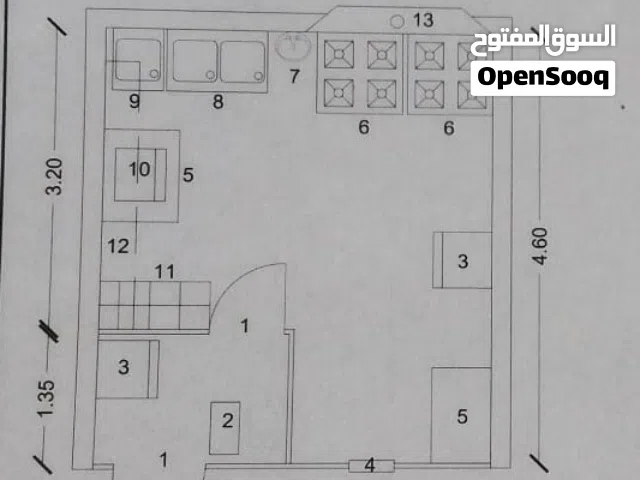 للبيع كافيتيريا جاهزه في مويلح على الشارع العام Readymade Cafeteria for sale in Muwailih main road