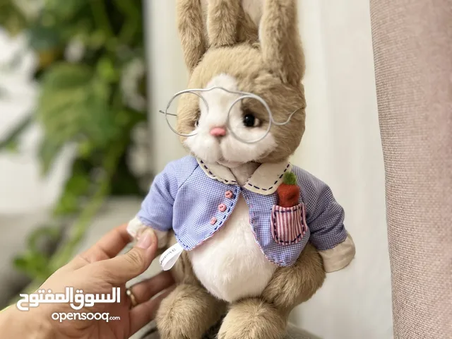 Handmade Bunny Teddy Bear أرنب تيدي بير مصنوع يدوياً