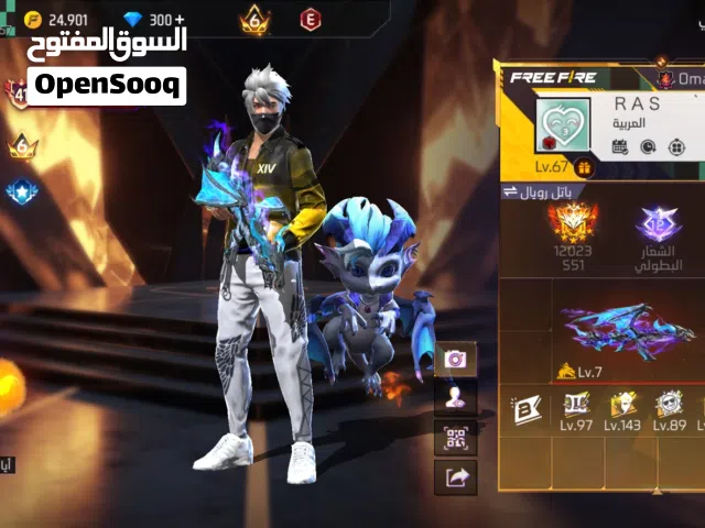 Free Fire Accounts and Characters for Sale in Al Batinah