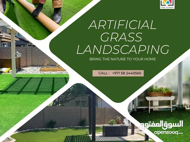 Artificial Grass and Landscpaing Services. 
for all your garden and outdoor needs feel free to call