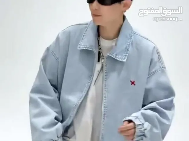 Mens Ice-Cool Stretch Denim Shirt Jacket WAFER Cotton + Tencel Breathable, Antibacterial, Eco-F