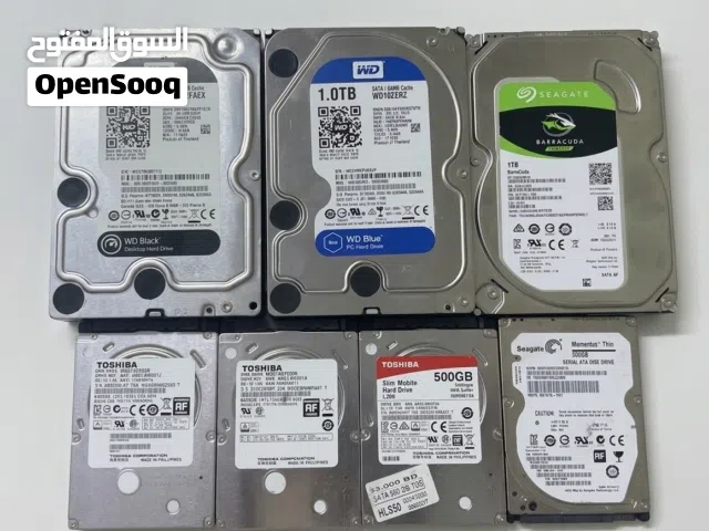 500GB 1TB 2TB 2.5” 3.5” HDD HARD DRIVE FULLY WORKING STORAGE