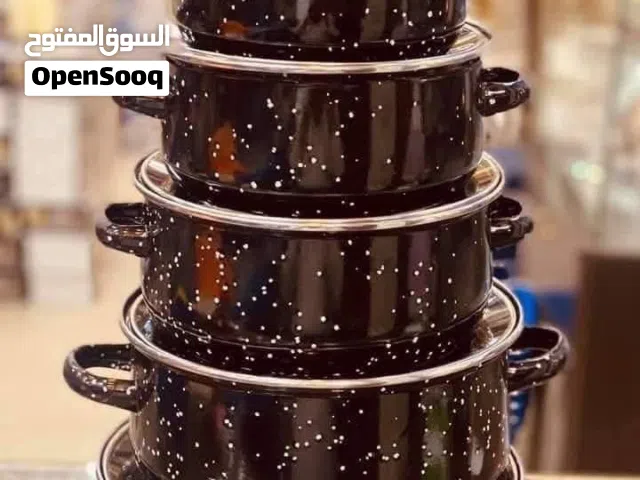 طقم طناجر مدهون 5 قطع