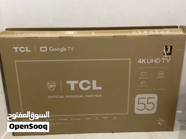 تلفزيون Tcl 55 بوصه UHD سمارت نضام قوقل تي في
