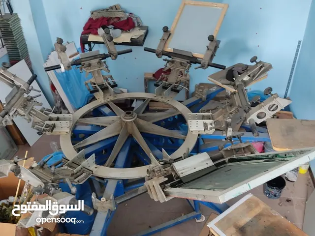 ماكينة طباعة حريري مشروع كامل طباعة بلايز أكياس كرتون