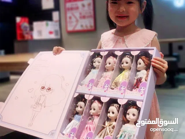 8 دمى هدايا للبنات الصغيرات