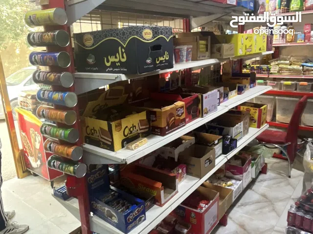 رفوف أسواق للبيع كلش نضيف ومرتب البصره الطويسه الرتفاع 2متر العرض 125