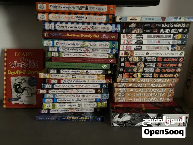 Collection of MANGAS ( Japanese comics) and children entertainment books ,check description for more