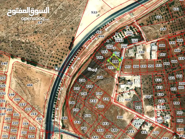 ارض للبيع سكن (ب) ام رمانة بجوار شفا بدران على اطراف عمان تبعد 7 كيلومتر من جامعة العلوم التطبيقية