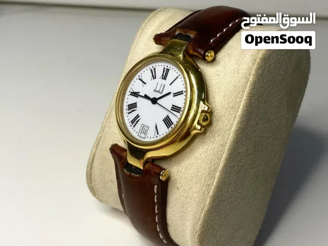 ساعة دنهل جلد
