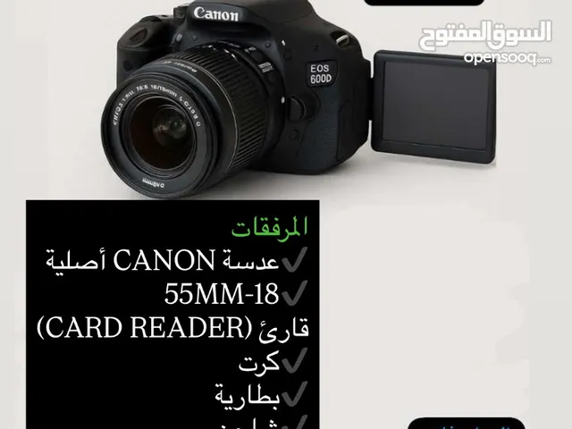 كاميرا Canon 600D بحالة ممتازة للبيع