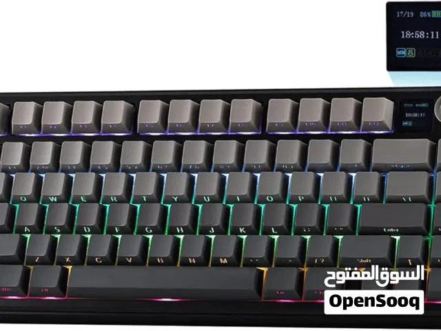 AULA 75 RGB Mechanical Gaming Keyboard with Screen & Control Knob – 1 Month Used – Like New