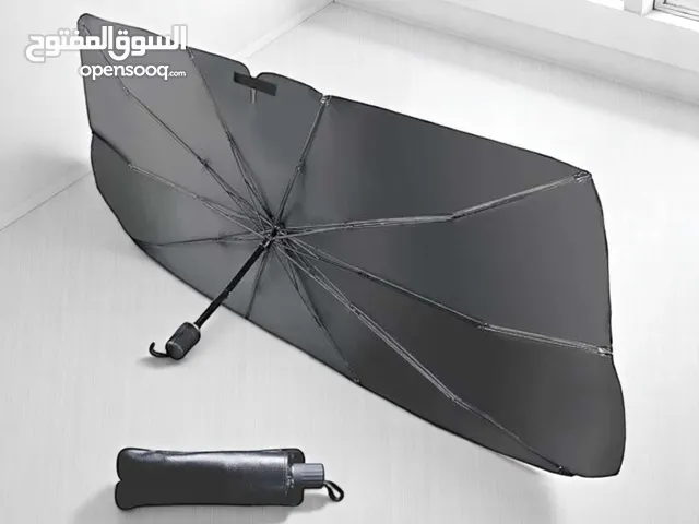 مظلة سيارة شمسية لحماية الجام ودواخل السيارة من الشمس تحتوي على عاكس يعكس الحرارة مفيد وعملي وآمن ..
