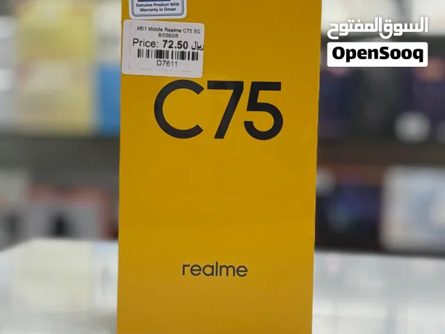 Brand New Realme C75 5G in Oman 8GB/256GB