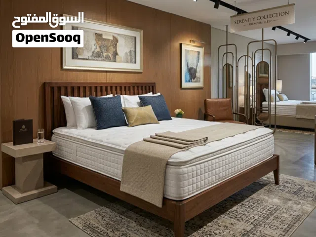 فرصة لا تعوض! طقم النوم الصحي (مرتبة ريبوند طبية + واقي عازل + مخدة فندقية) - راحة فندقية وضمان حقيق