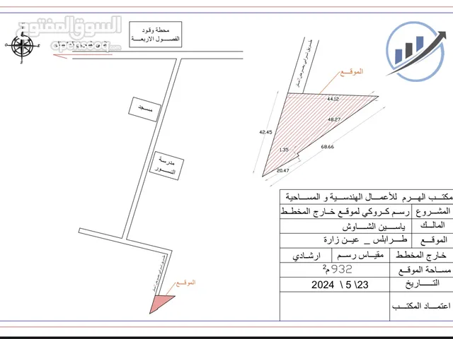 Mixed Use Land for Sale in Tripoli Tareeq Al-Mashtal