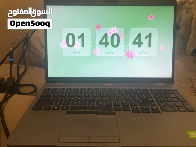 Laptop dell latitude 5511 Core i7 10th Gen  يوجد كرتين شاشة  حجم الشاشة 15.6